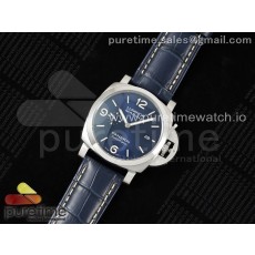 TTF공장 파네라이 PAM1313 스틸 블루다이얼 가죽스트랩 PAM1313 W TTF 1:1 Best Edition on Blue Leather Strap P9010