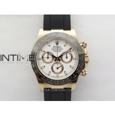 BT공장 롤렉스 세라믹 데이토나 로즈골드금통 화이트다이얼 러버스트랩 Daytona 116515 RG BTF 1:1 Best Edition White Dial on Oysterflex Rubber Strap SA4130