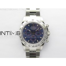 Noob공장 롤렉스 스틸 데이토나 블루다이얼 브레이슬릿 눕 Daytona 116509 904L Noob 1:1 Best Edition Blue Dial on 904L SS Bracelet SA4130