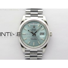 GM공장 롤렉스 데이데이트 40 그물아이스블루다이얼 프레지던트브레이슬릿 DayDate 40mm 228239 GMF 1:1 Best SS Ice Blue Dial Stick Markers on President Bracelet A3255