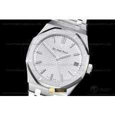 ZF공장 오데마피게 로얄오크 15500 화이트다이얼 브레이슬릿 Royal Oak 41mm 15500 SS/SS White ZF V3 A4302