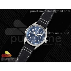 ZF공장 IWC 마크20 블루다이얼 블랙가죽스트랩Pilot Mark XX IW328203 ZF 1:1 Best Edition Blue Dial on Dark Blue Leather Strap A32111