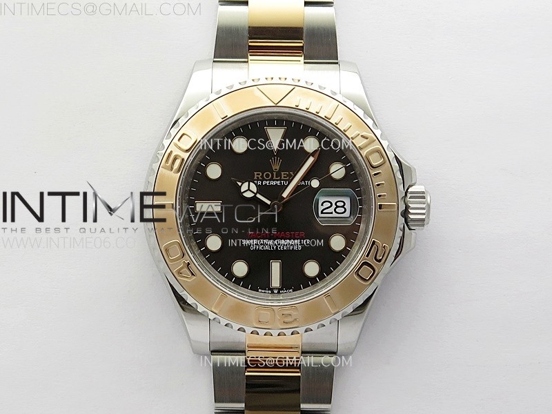 VS공장 롤렉스 요트마스터 40 로즈골드콤비 브라운다이얼 브레이슬릿 3235 Yacht-Master 126621 904L/RG VSF 1:1 Best Edition Brown Dial On 904L/RG Bracelet VS3235