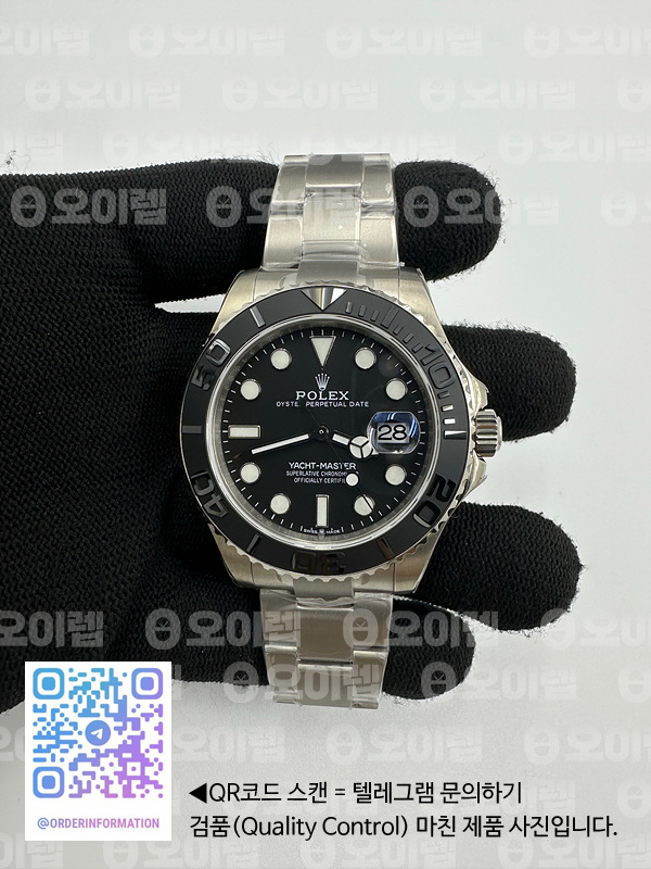 EW공장 롤렉스 요트마스터 42 티타늄 브레이슬릿 YachtMaster 226627 42mm TI/TI Blk EWF A3235