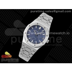 SF공장 오데마피게 로얄오크 15500 스틸 블루다이얼 브레이슬릿 Royal Oak 41mm 15500 SS SF 1:1 Best Edition Blue Dial on SS Bracelet SA4302 Super Clone