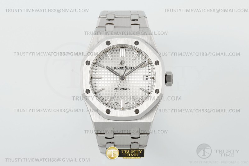 ZF공장 오데마피게 로얄오크 15450 화이트다이얼 브레이슬릿 Royal Oak 37mm 15450ST SS/SS White ZF A3120