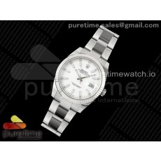 C+공장 롤렉스 데이저스트 41 스틸 화이트다이얼 오이스터브레이슬릿 DateJust 41 126334 C+F 1:1 Best Edition 904L Steel White Dial on SS Oyster Bracelet VR3235 씨플러스