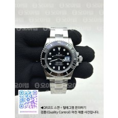 국내배송!! VS공장 롤렉스 서브마리너 41 신형 블랙데이트 브레이슬릿 (고유번호 0s90)